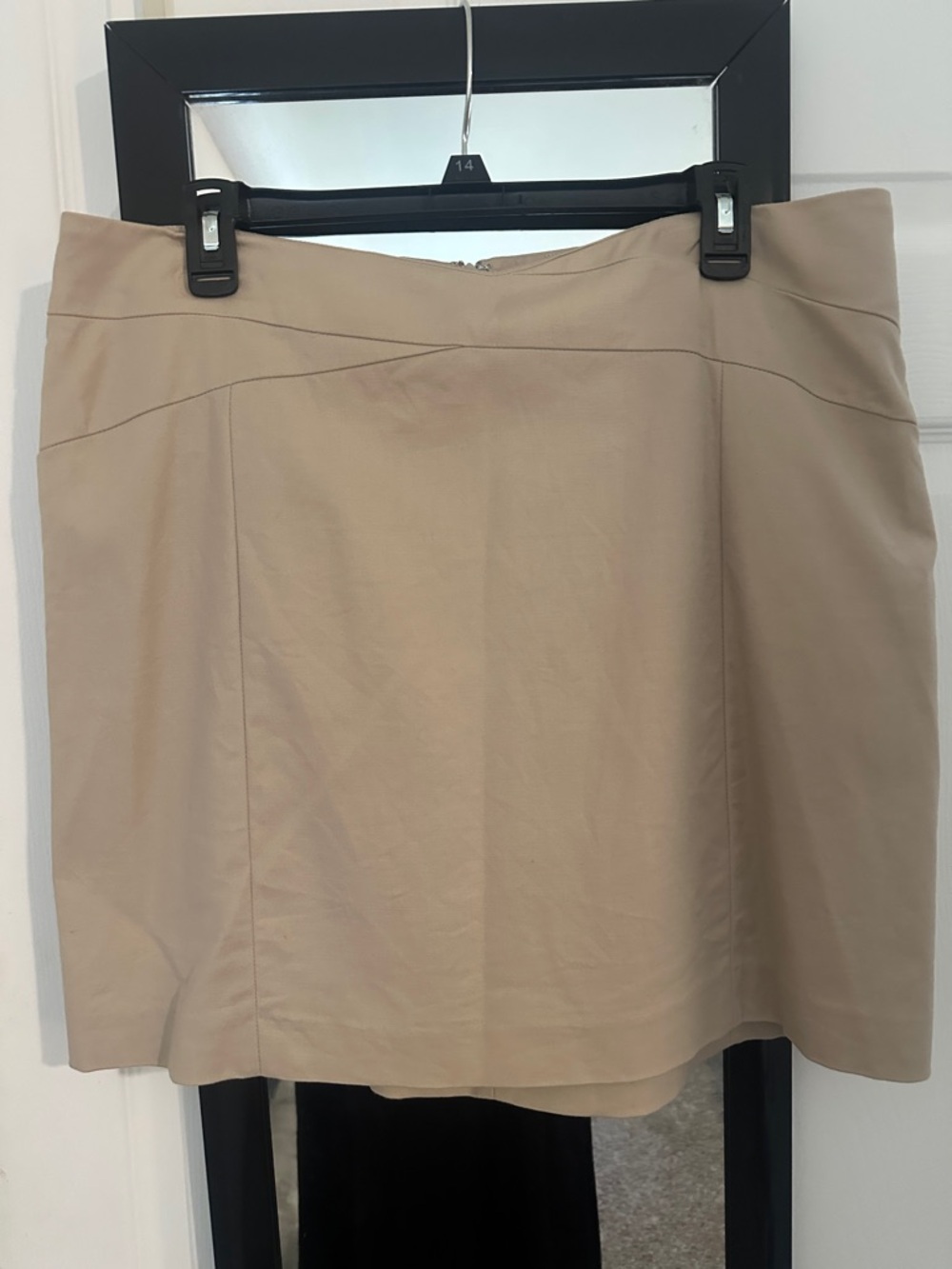 Banana Republic Beige Mini Skirt - Clean A-Line